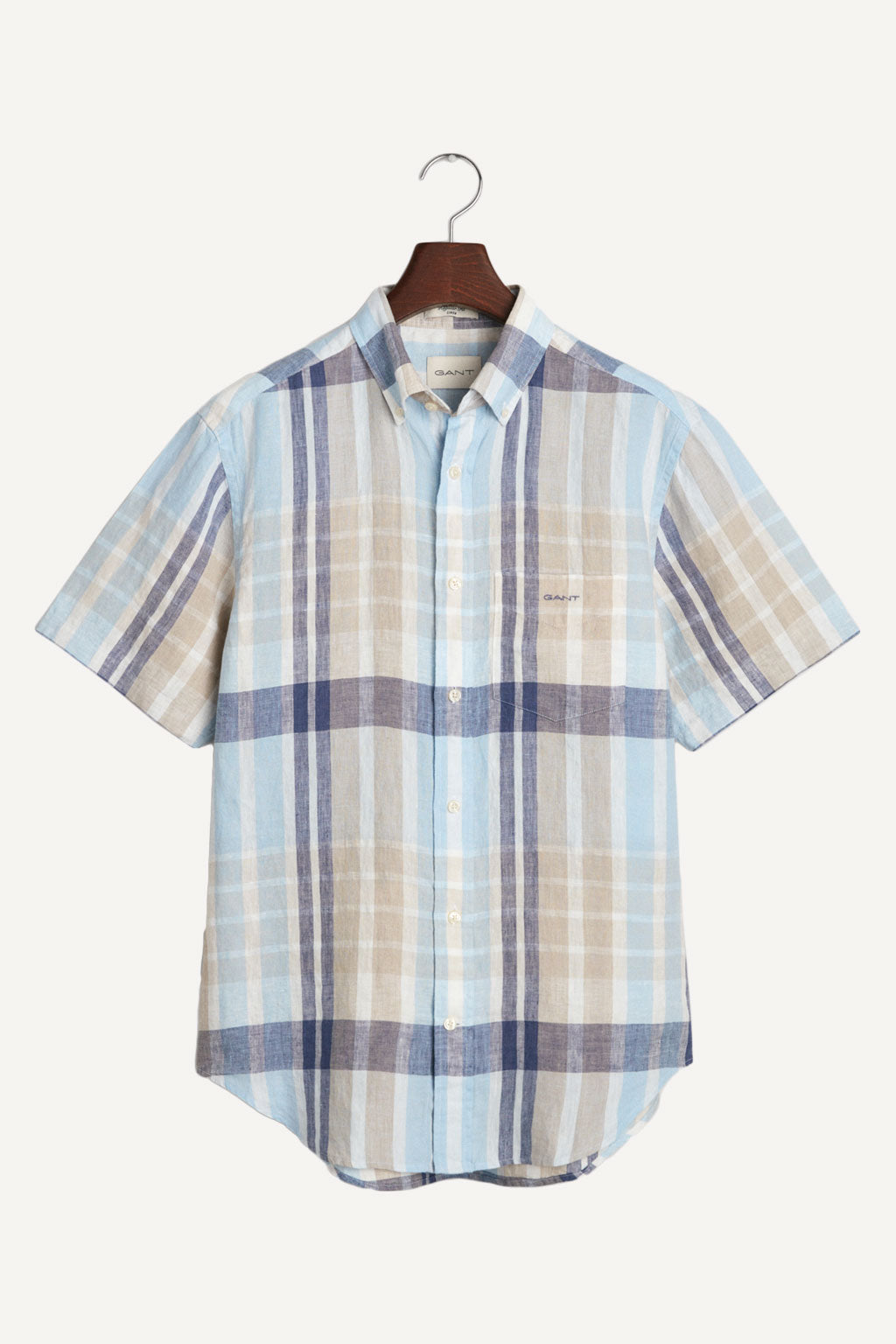 Gant overhemd korte mouw