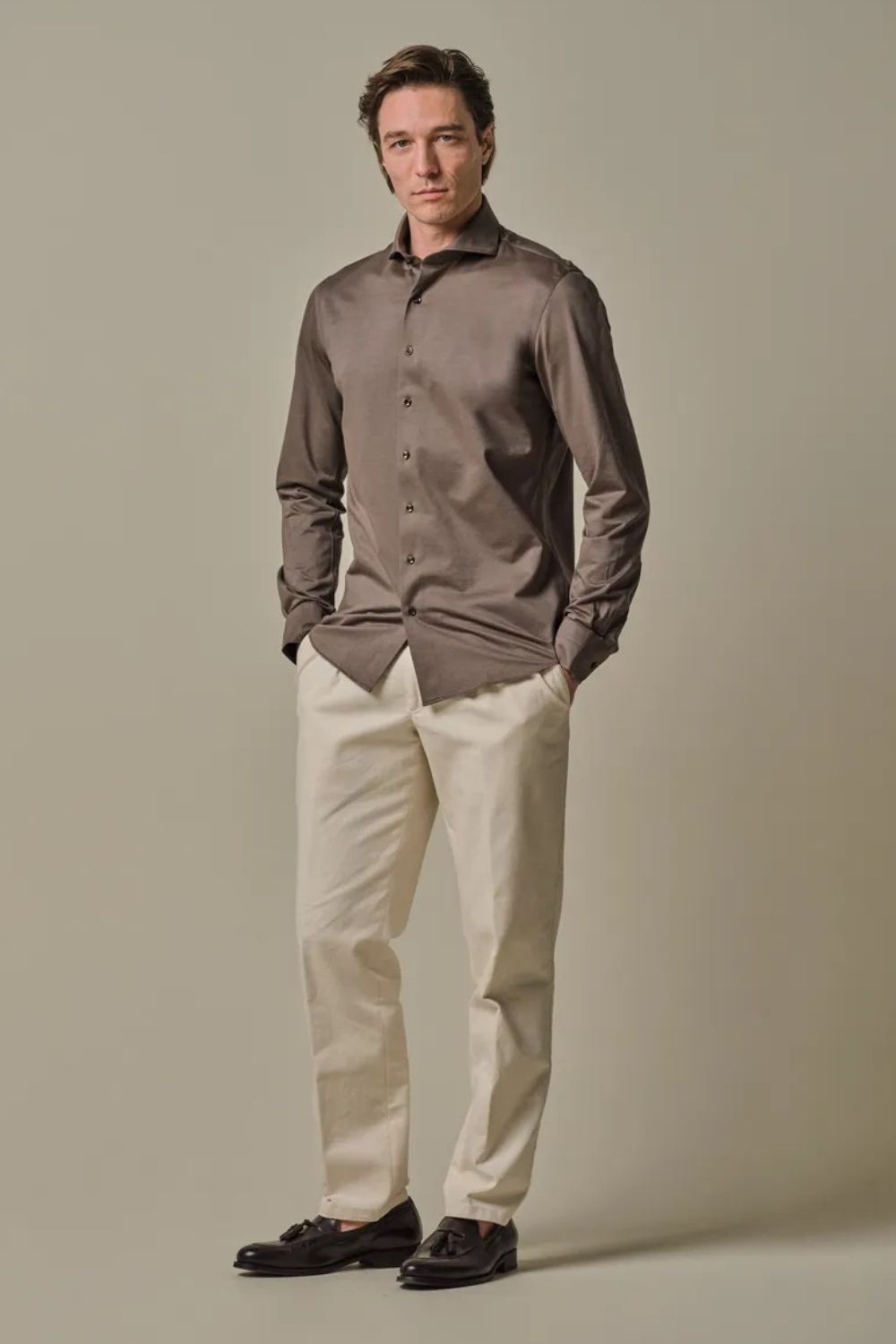 Profuomo overhemd lange mouw