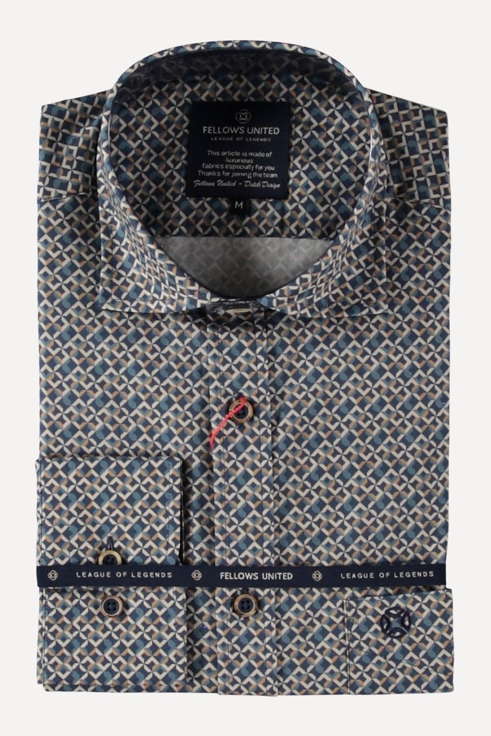 Fellows overhemd lange mouw