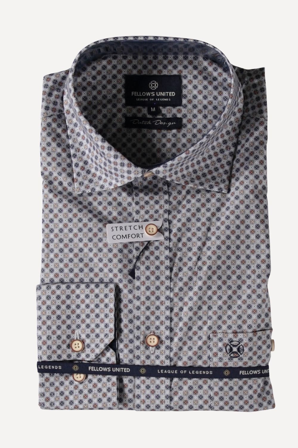 Fellows overhemd lange mouw