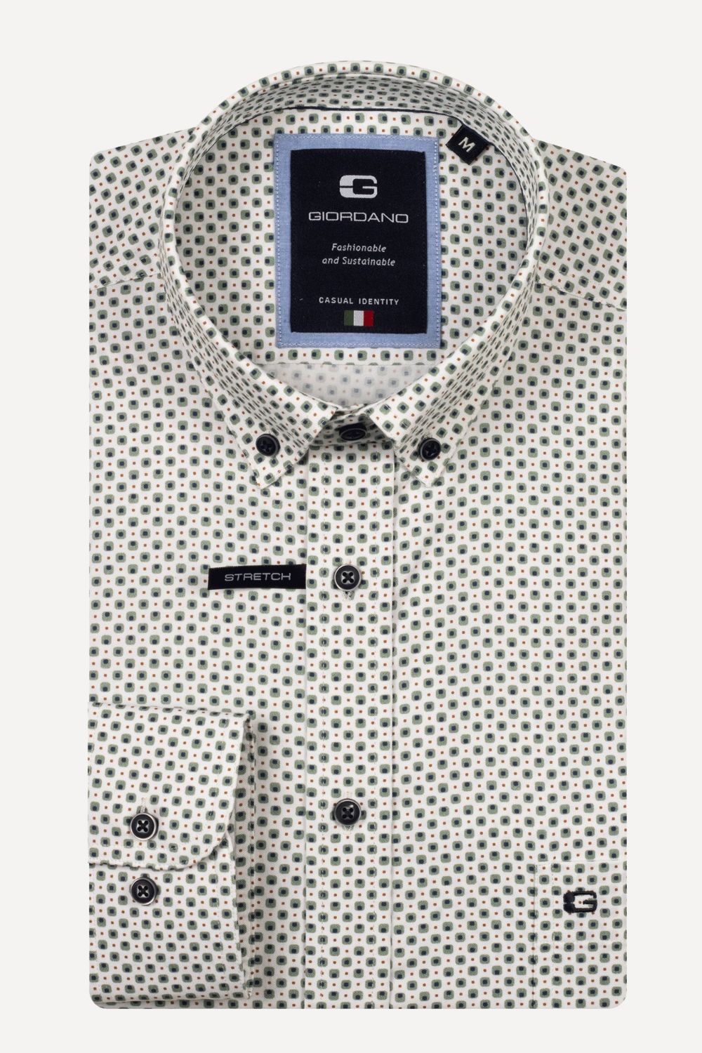 Giordano overhemd lange mouw