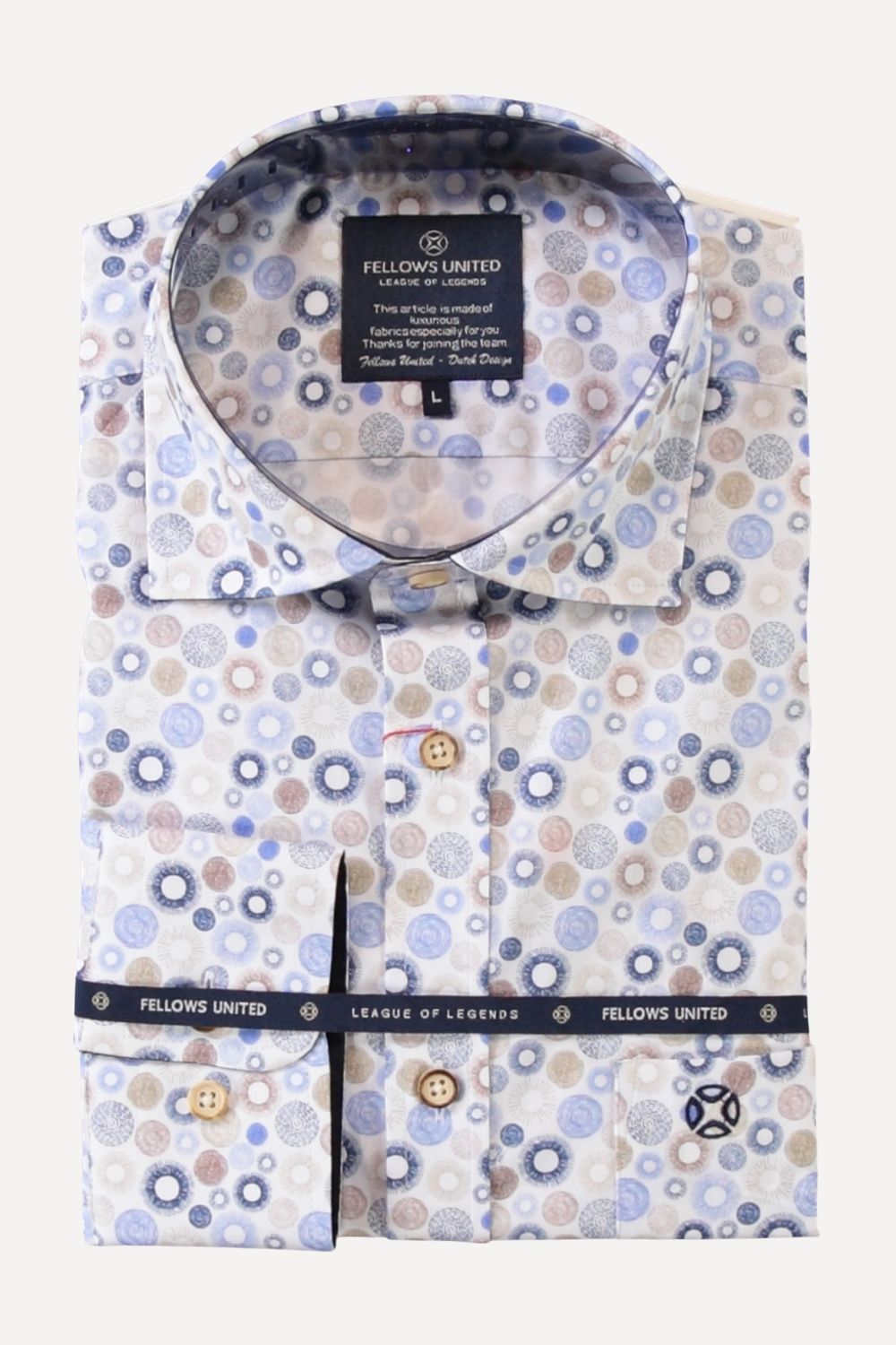 Fellows overhemd korte mouw