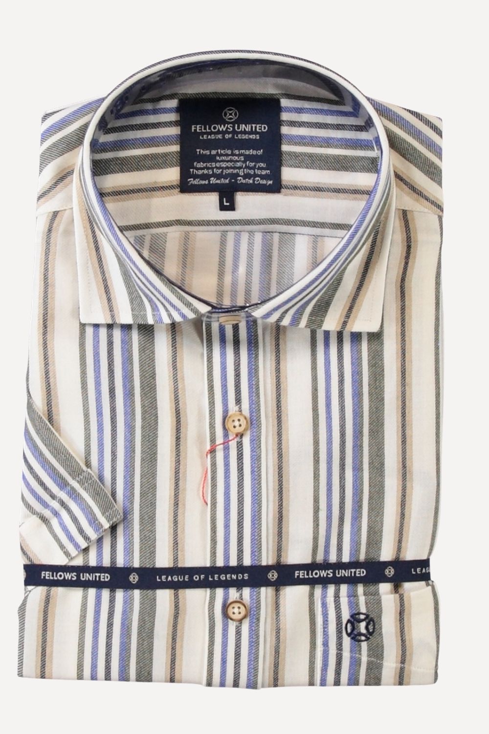 Fellows overhemd korte mouw