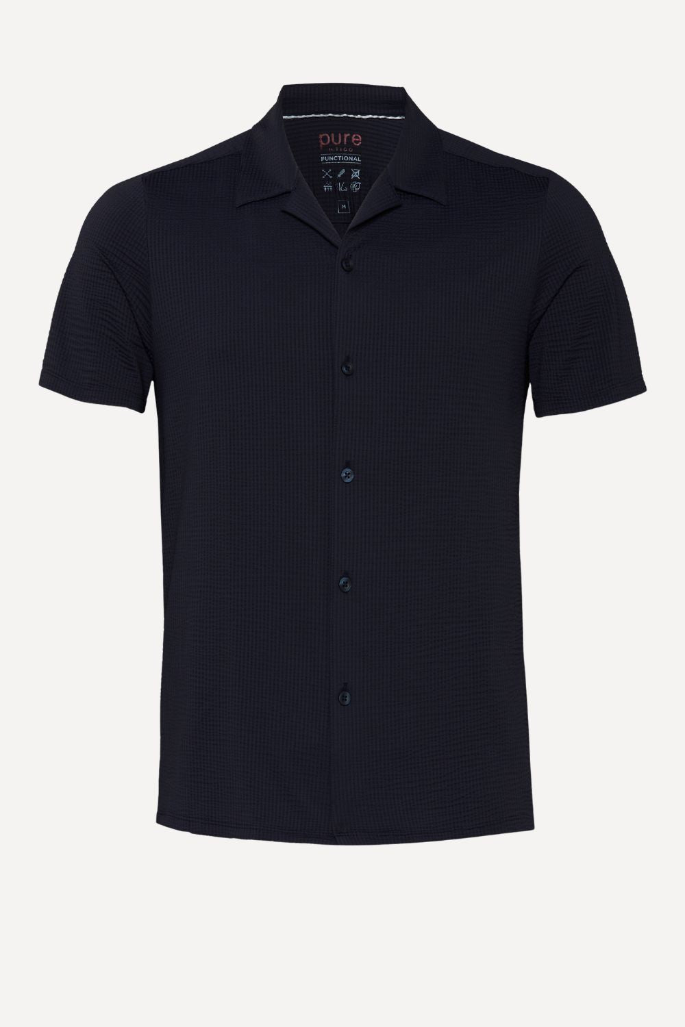 Pure overhemd korte mouw