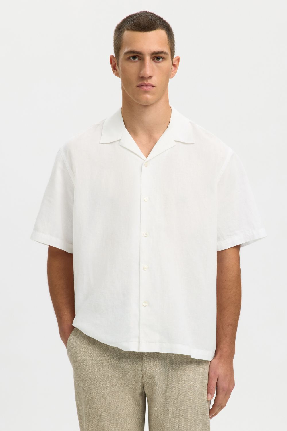 Selected top korte mouw