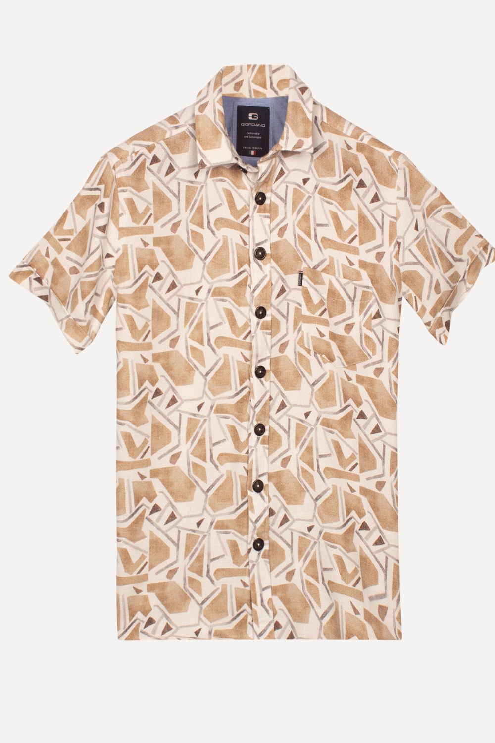 Giordano overhemd korte mouw