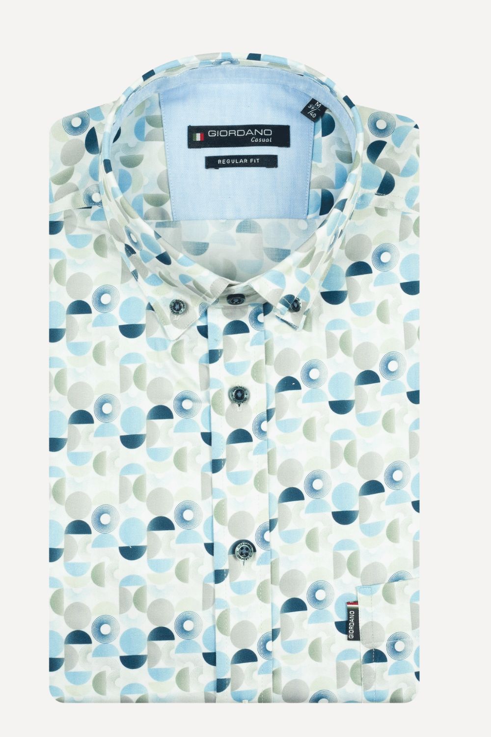 Giordano overhemd korte mouw