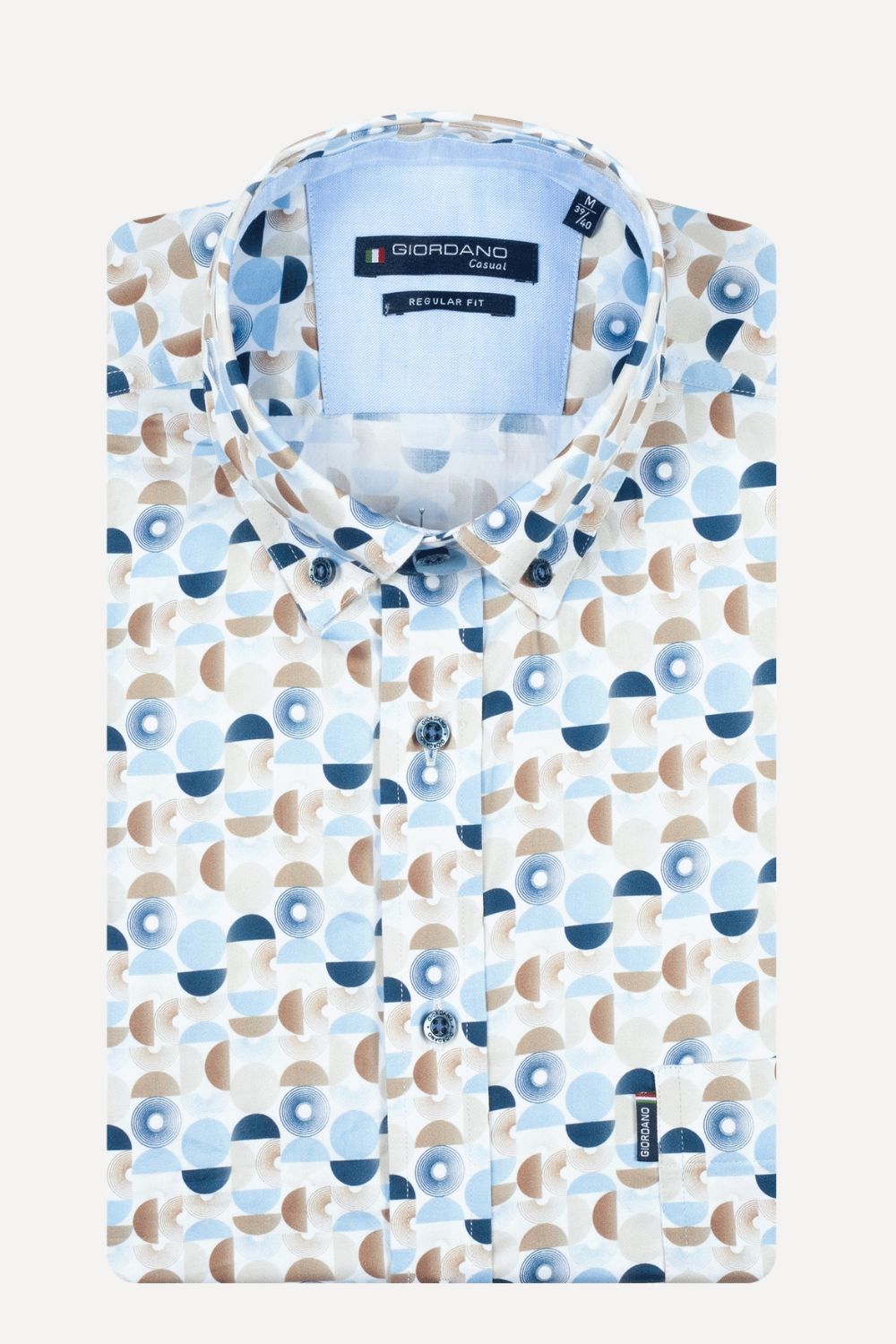 Giordano overhemd korte mouw