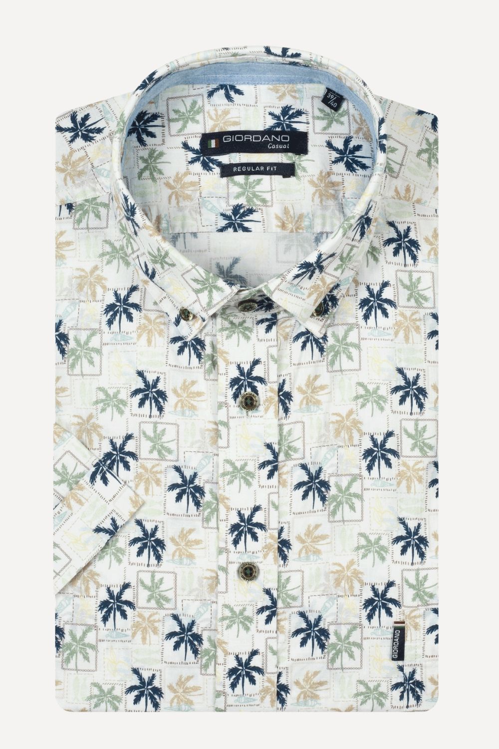 Giordano overhemd korte mouw