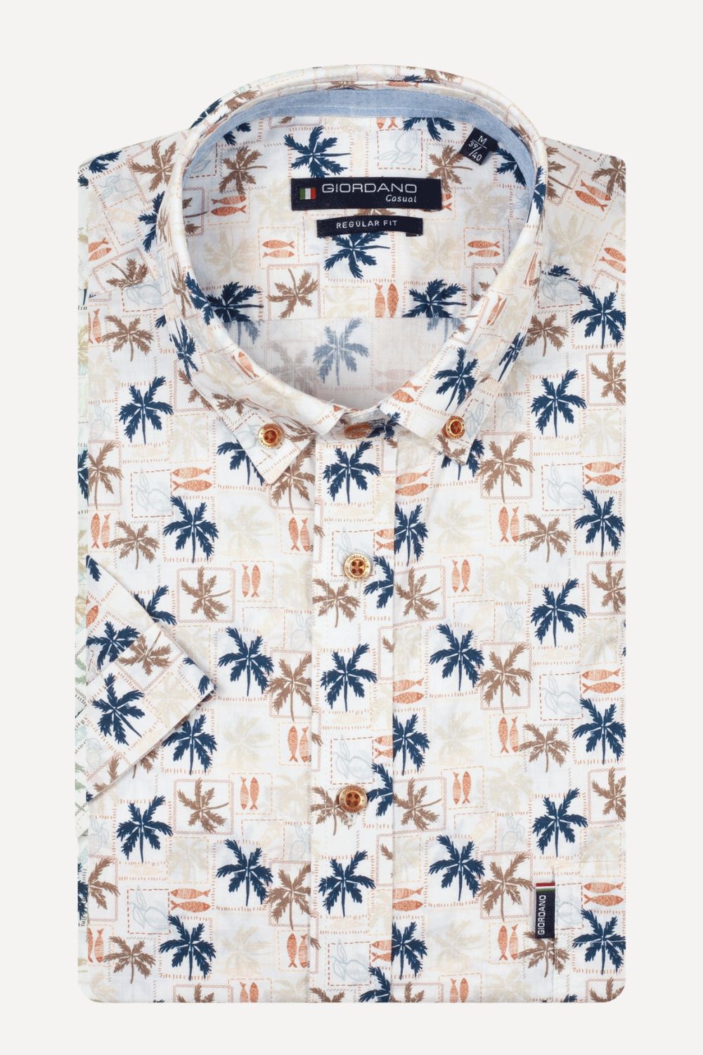 Giordano overhemd korte mouw