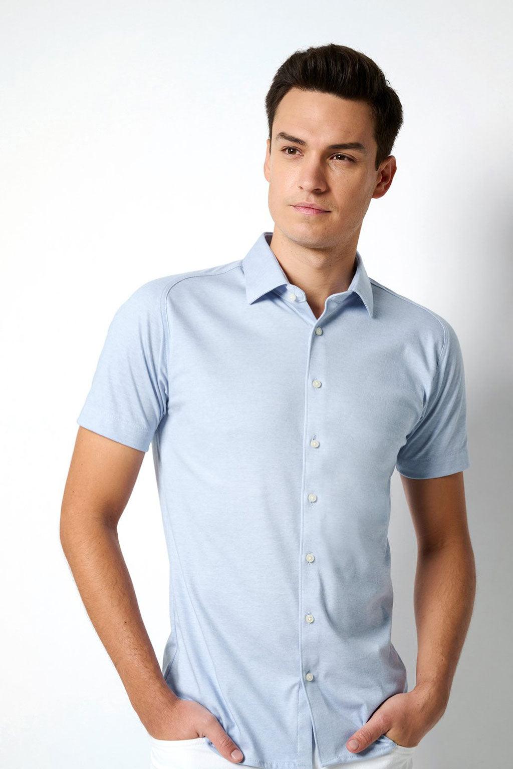 Desoto overhemd korte mouw - Big Boss | the menswear concept