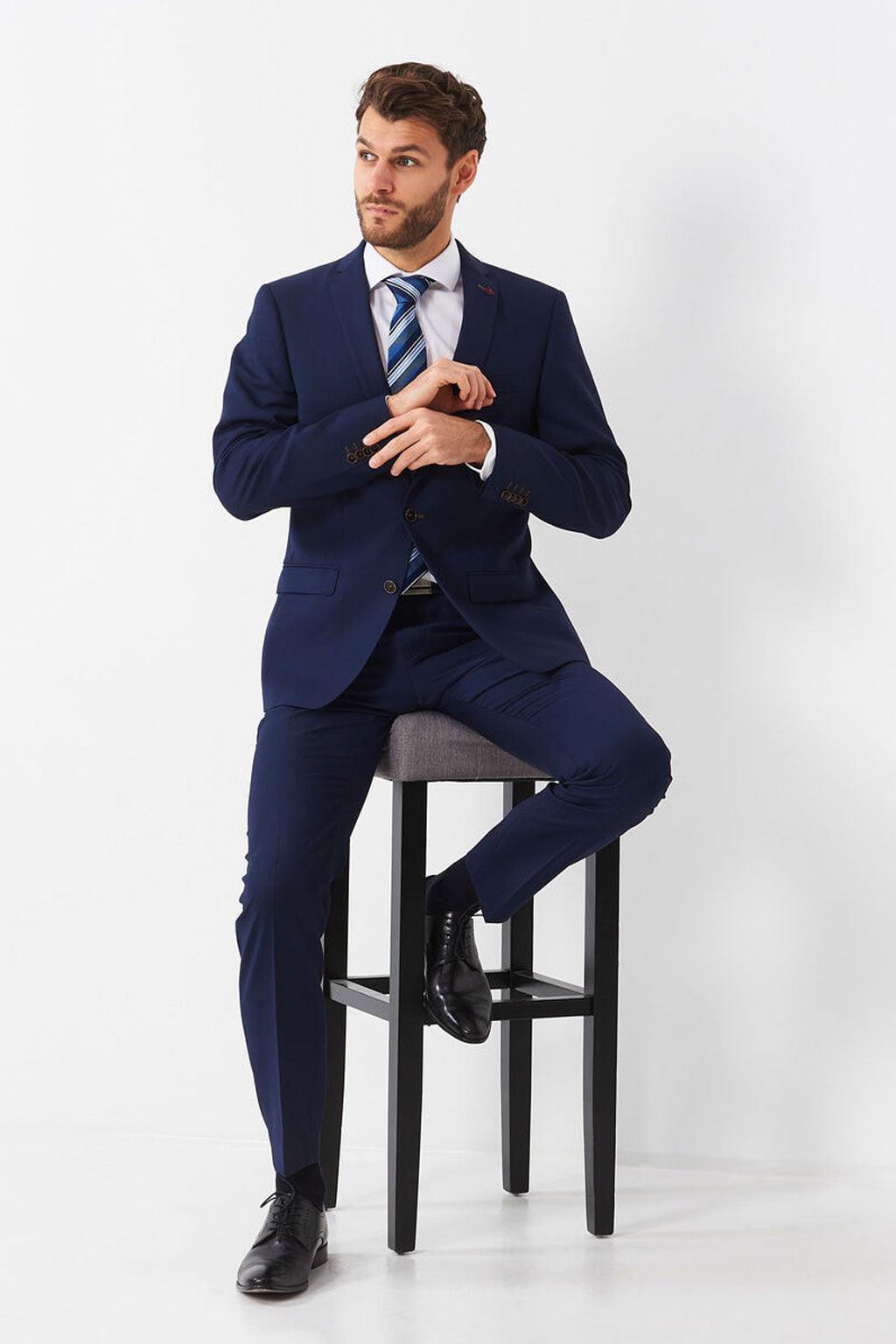 Roy Robson Shape pantalon blauw | Big Boss | the menswear concept