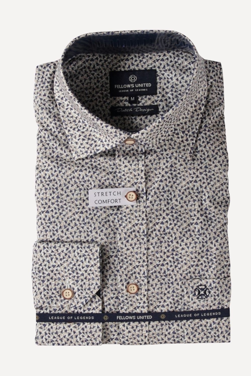 Fellows overhemd lange mouw