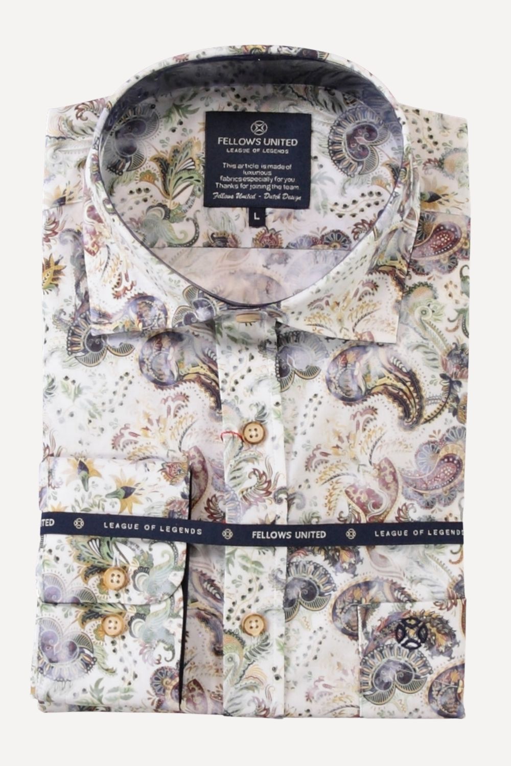 Fellows overhemd lange mouw