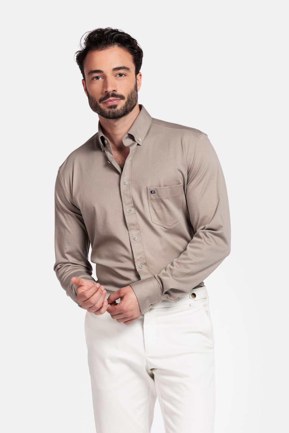 Giordano overhemd lange mouw