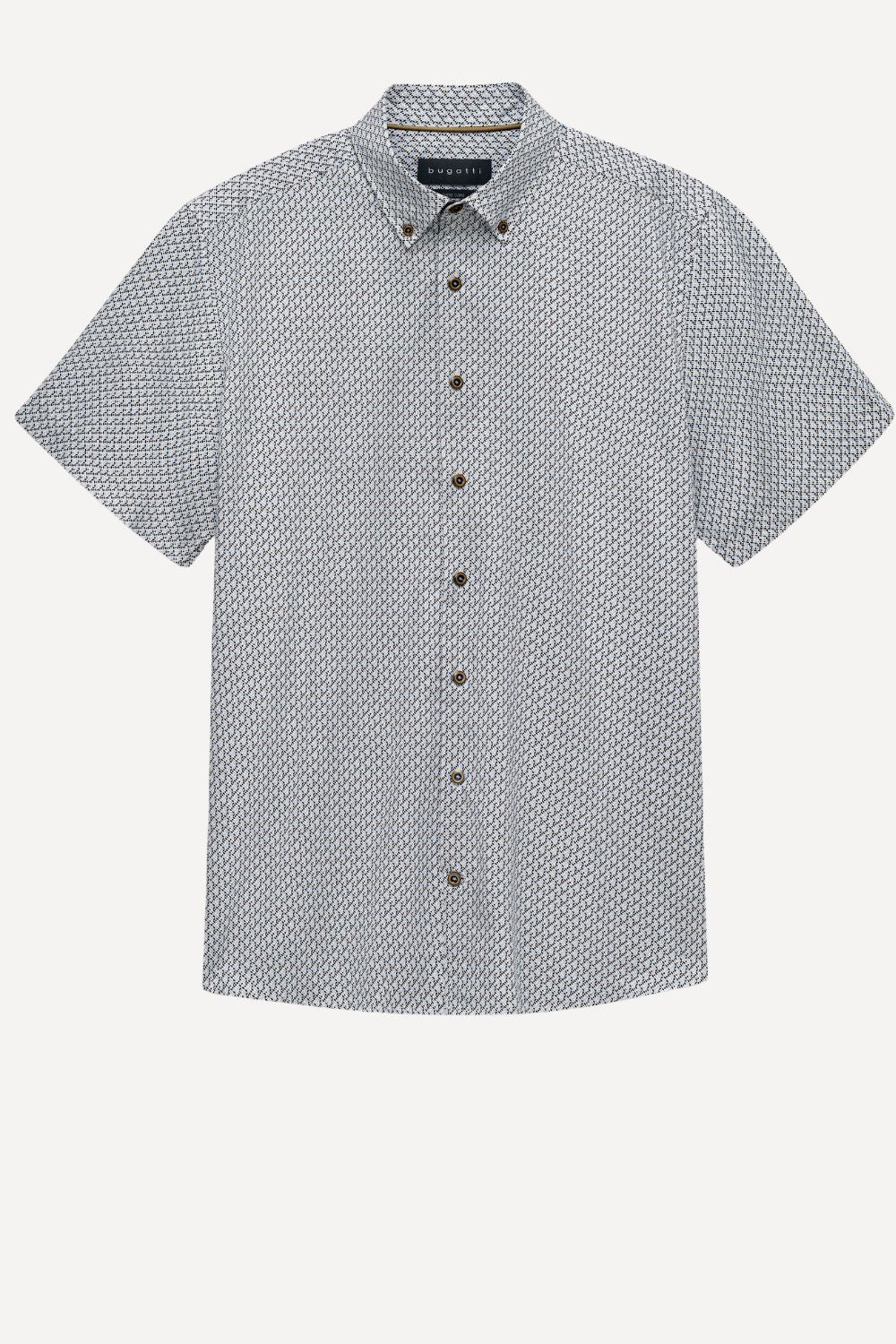 Bugatti overhemd korte mouw