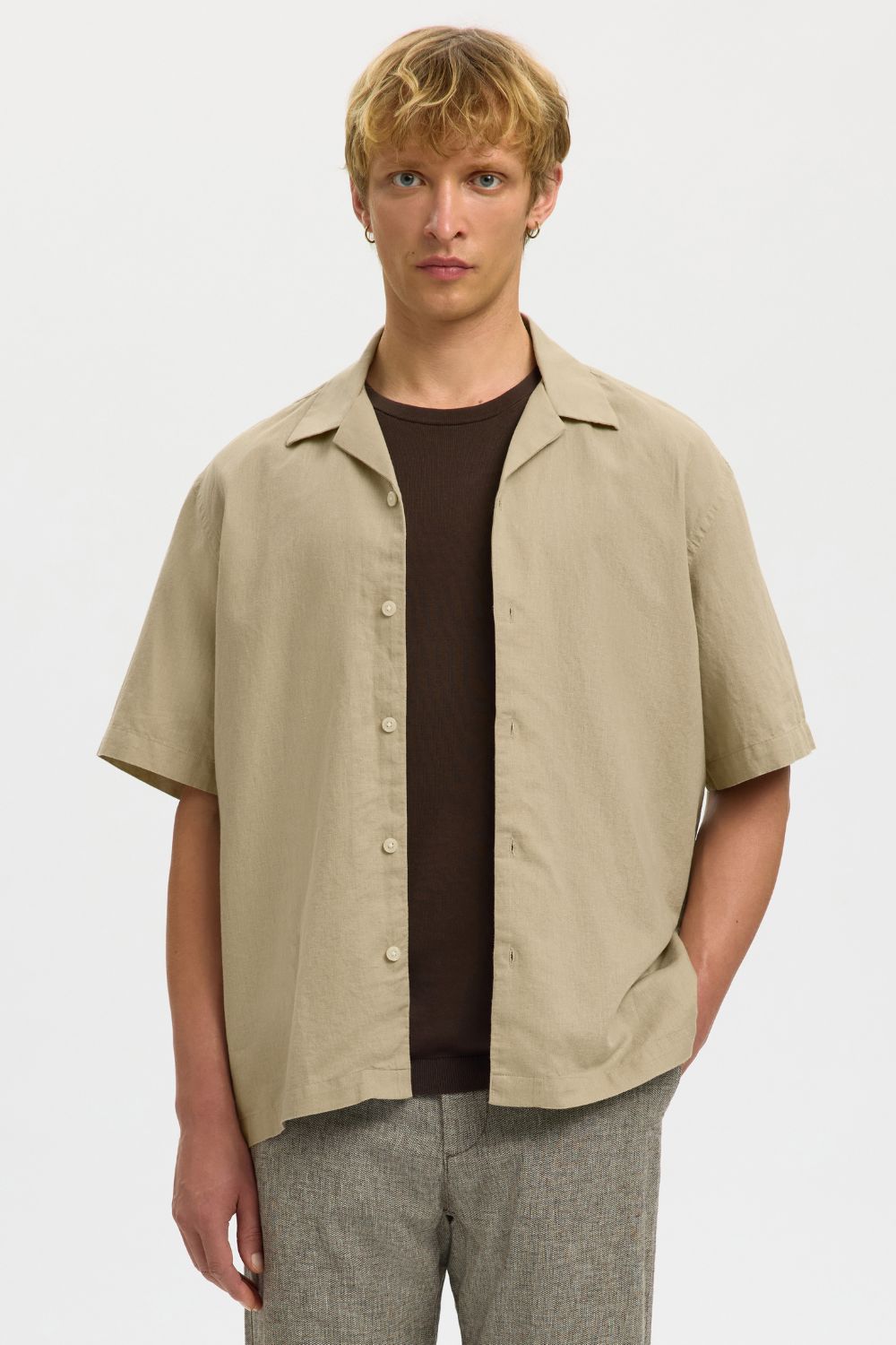 Selected top korte mouw