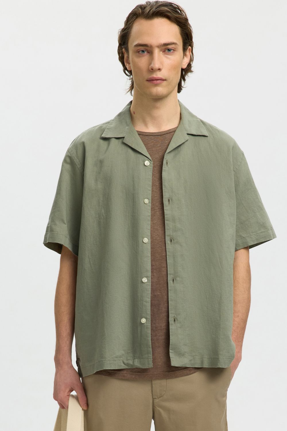 Selected top korte mouw