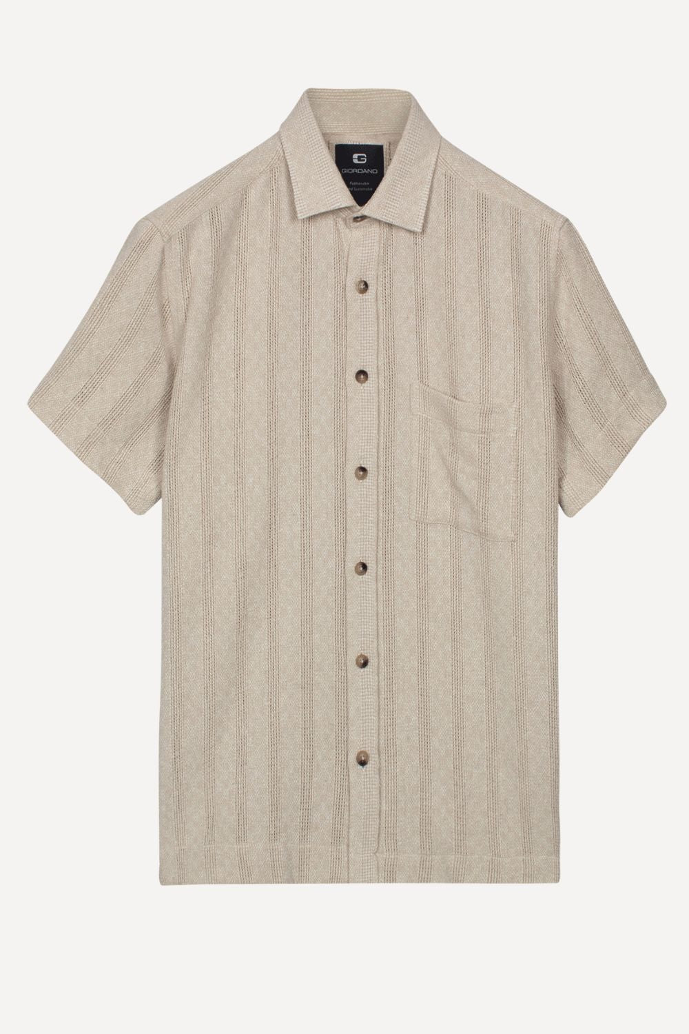 Giordano overhemd korte mouw