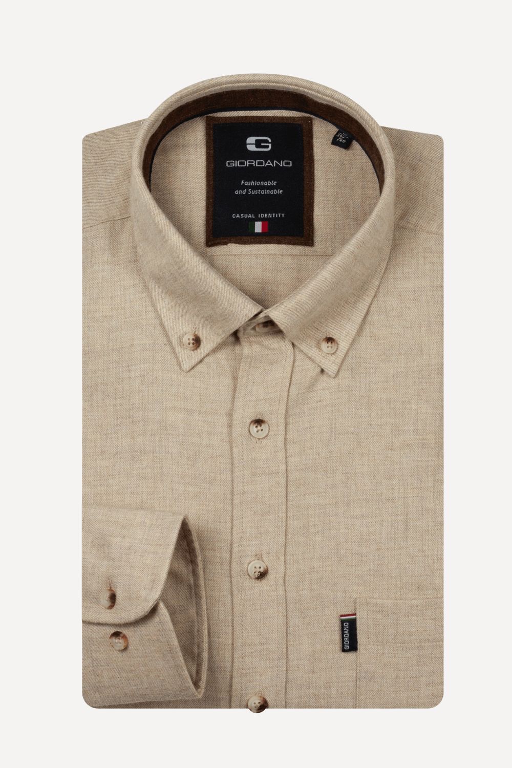 Giordano overhemd lange mouw