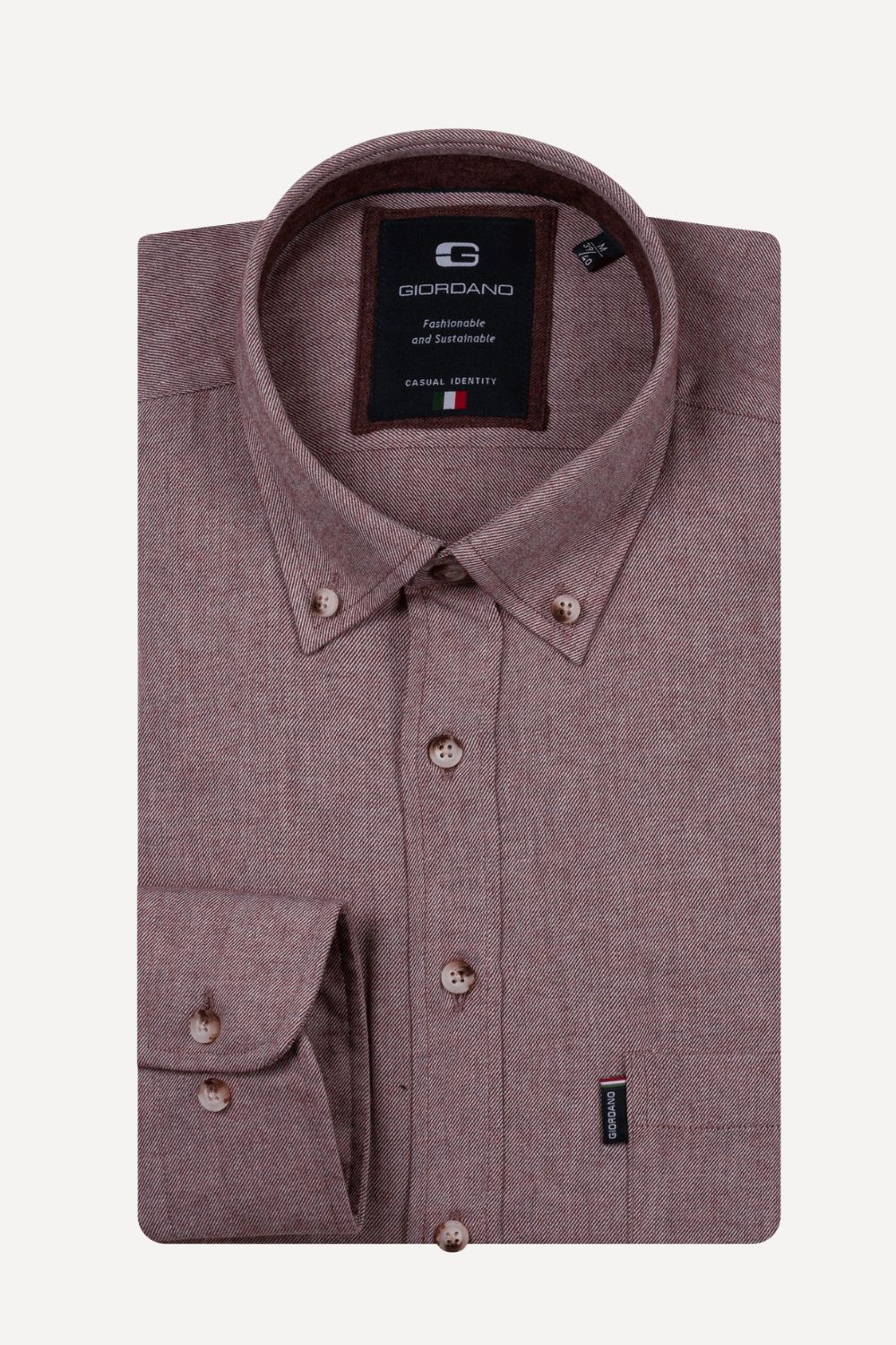 Giordano overhemd lange mouw