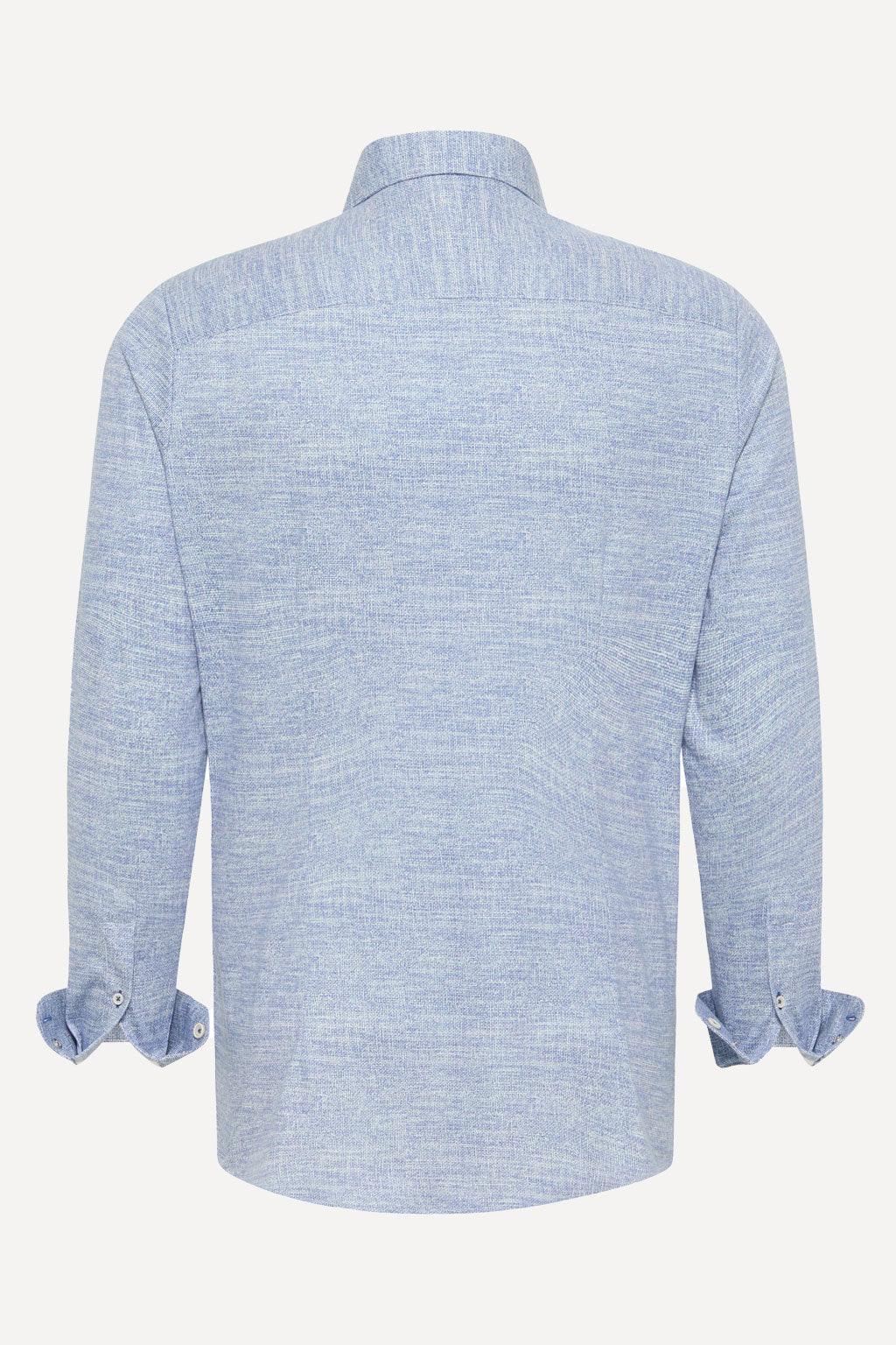 Blue Industry overhemd lange mouw | Big Boss | the menswear concept