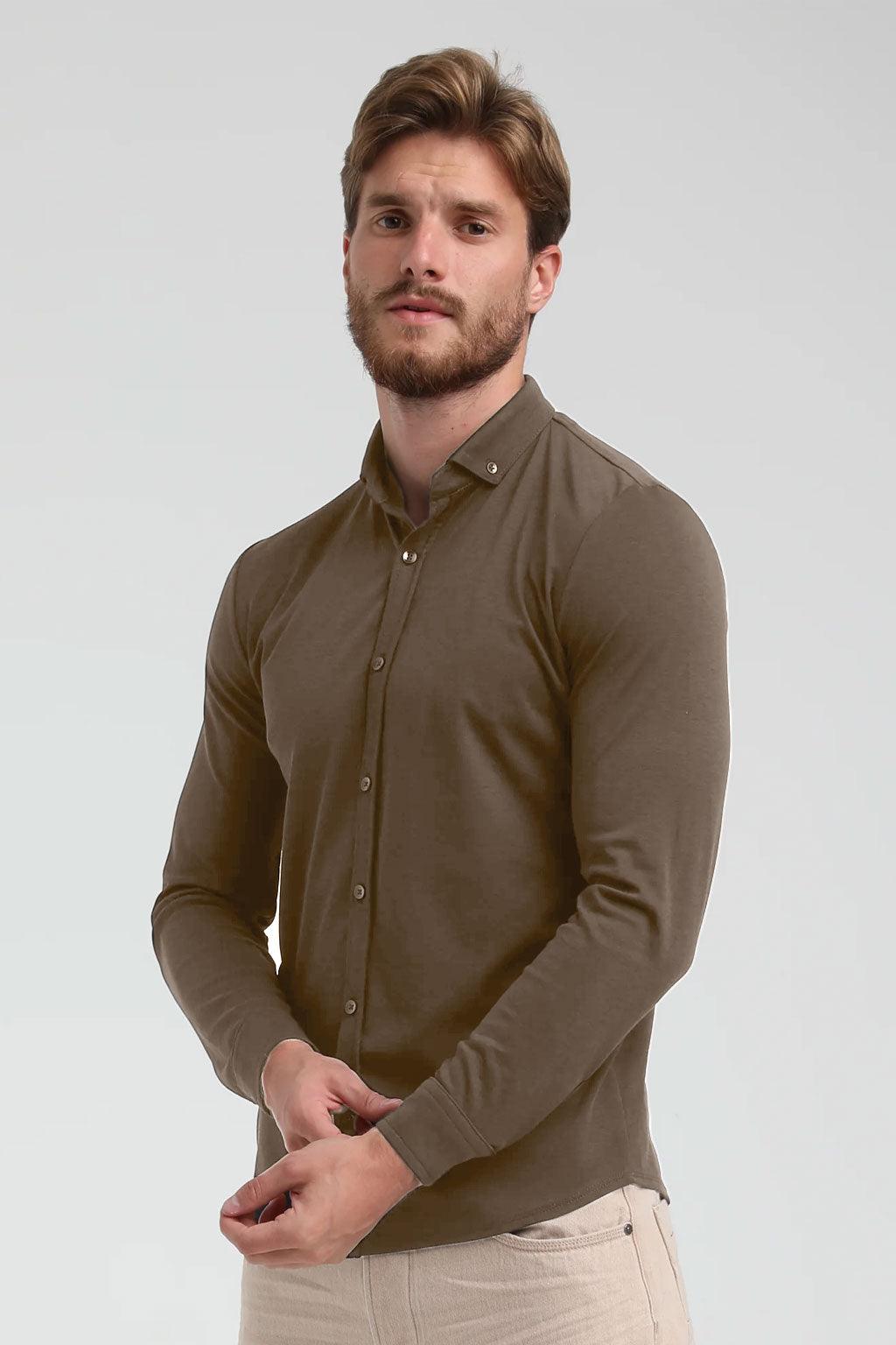 Gabbiano overhemd lange mouw - Big Boss | the menswear concept